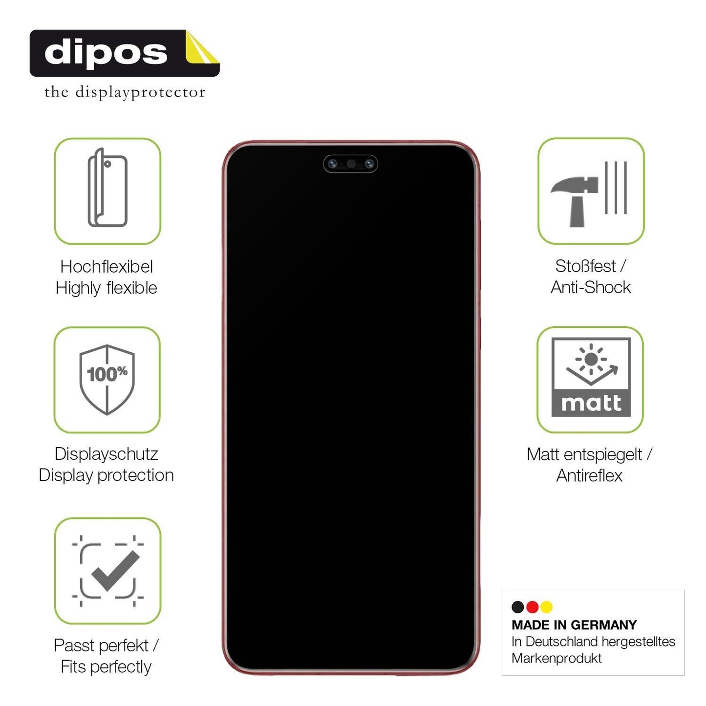 2x Full Cover Schutzfolie matt für Huawei Mate 60  (7)