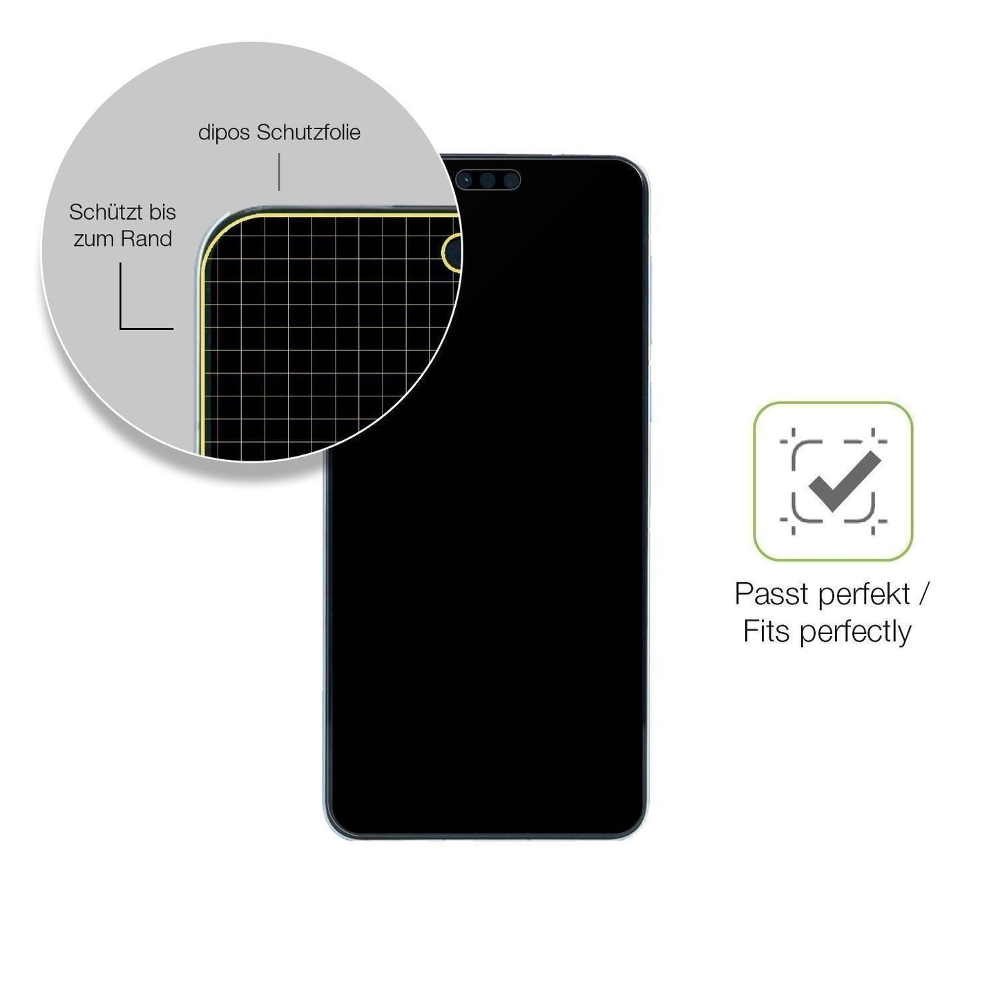 2x Full Cover Schutzfolie matt für Huawei Mate 60  (6)
