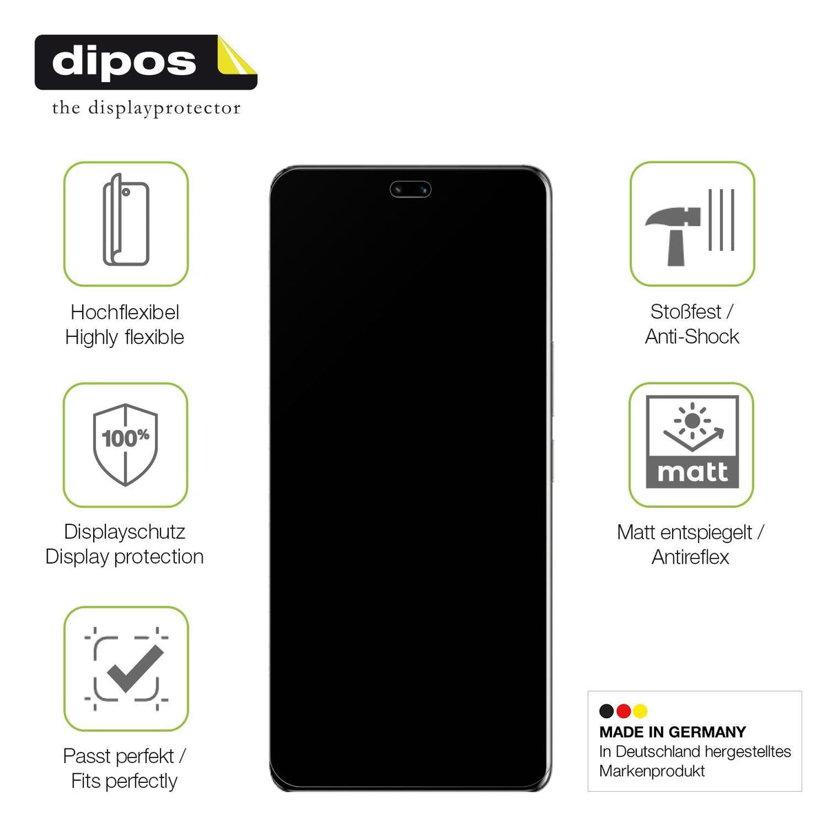 2x Full Cover Schutzfolie matt für HONOR 100 Pro (7)