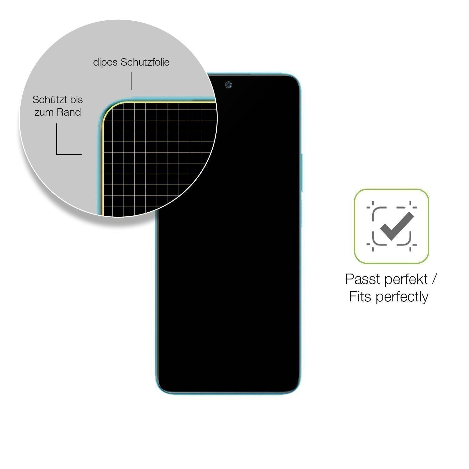 2x Full Cover Schutzfolie matt für Honor 90 Lite (6)