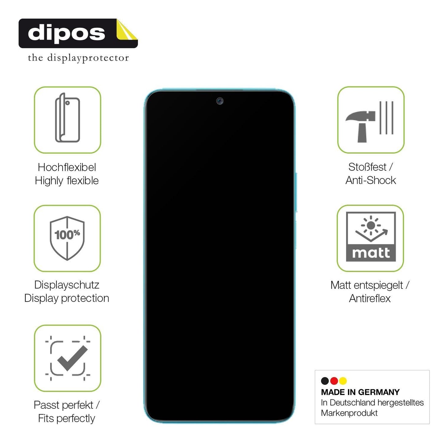 2x Full Cover Schutzfolie matt für Honor 90 Lite (7)