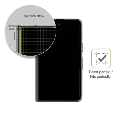 2x Full Cover Schutzfolie matt für Google Pixel Fo (6)