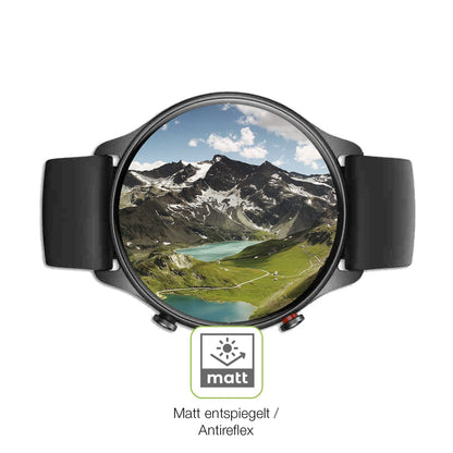 2x Full Cover Schutzfolie matt für Amazfit GTR 2e (5)