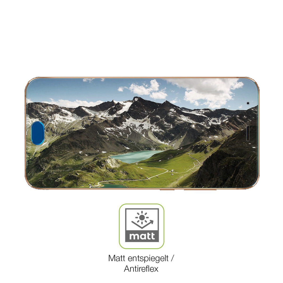 2x Full Cover Schutzfolie matt für Xiaomi Mi Note  (5)