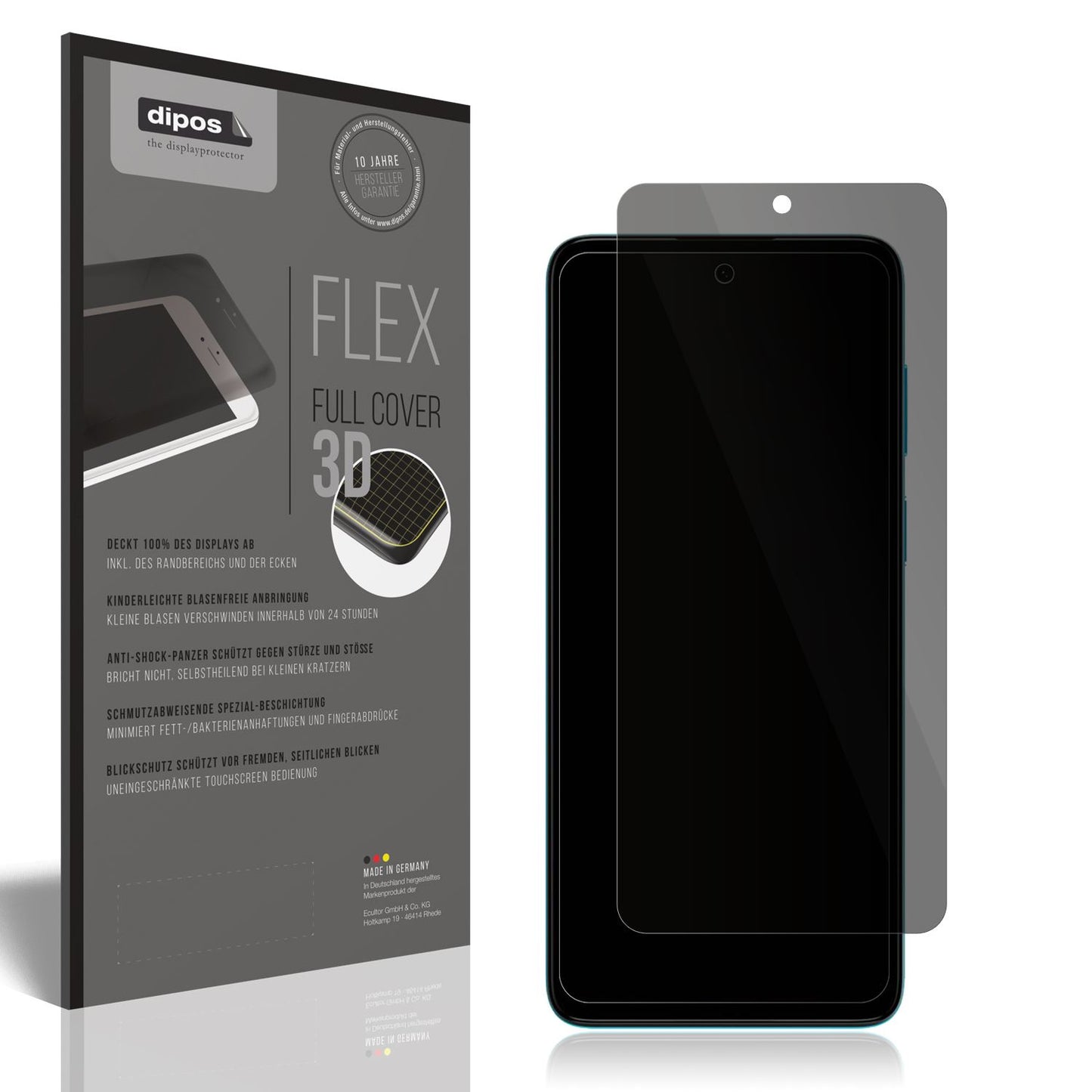 Full Cover Privacy Blickschutzfolie für Motorola M (1)
