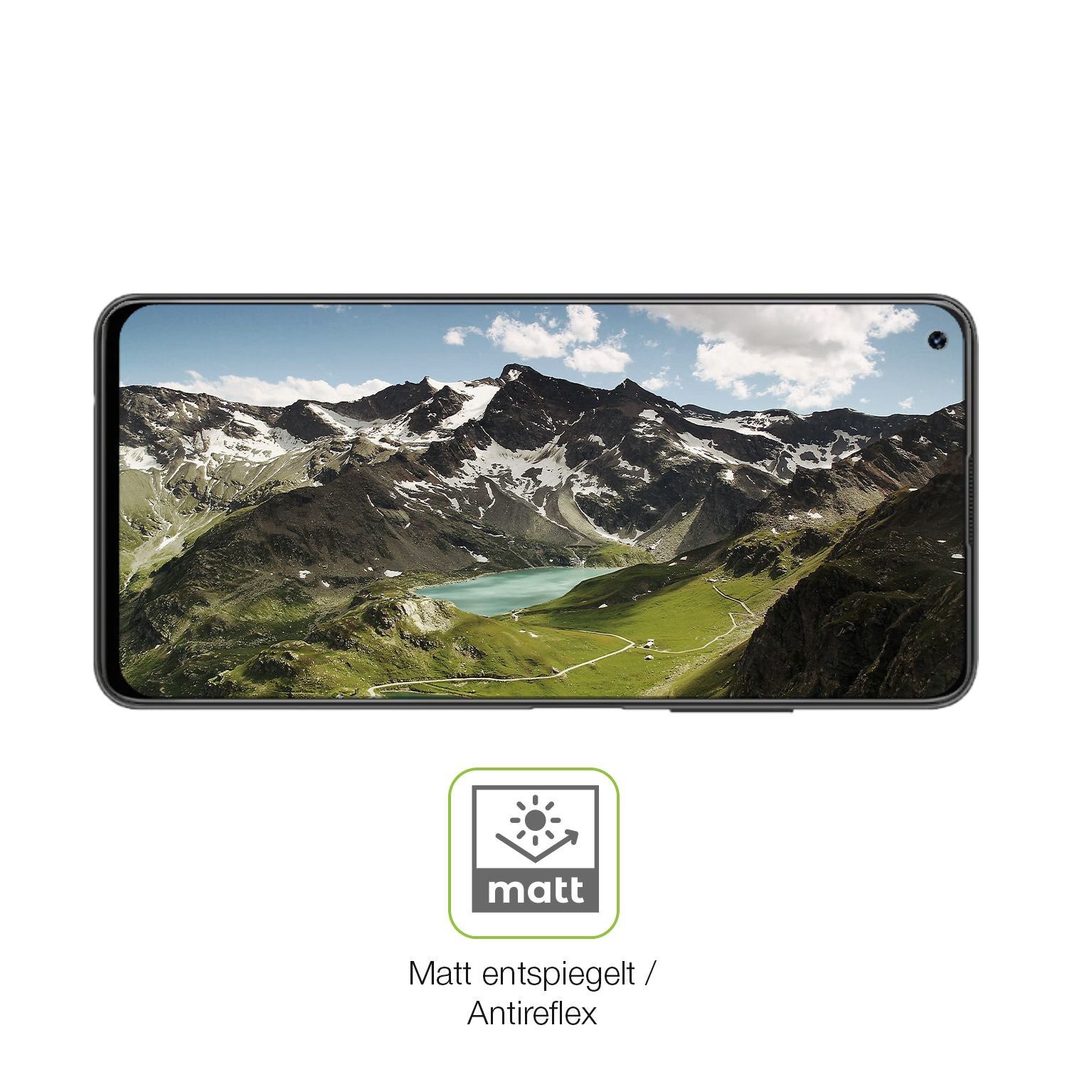 2x Full Cover Schutzfolie matt für Umidigi F2 (5)