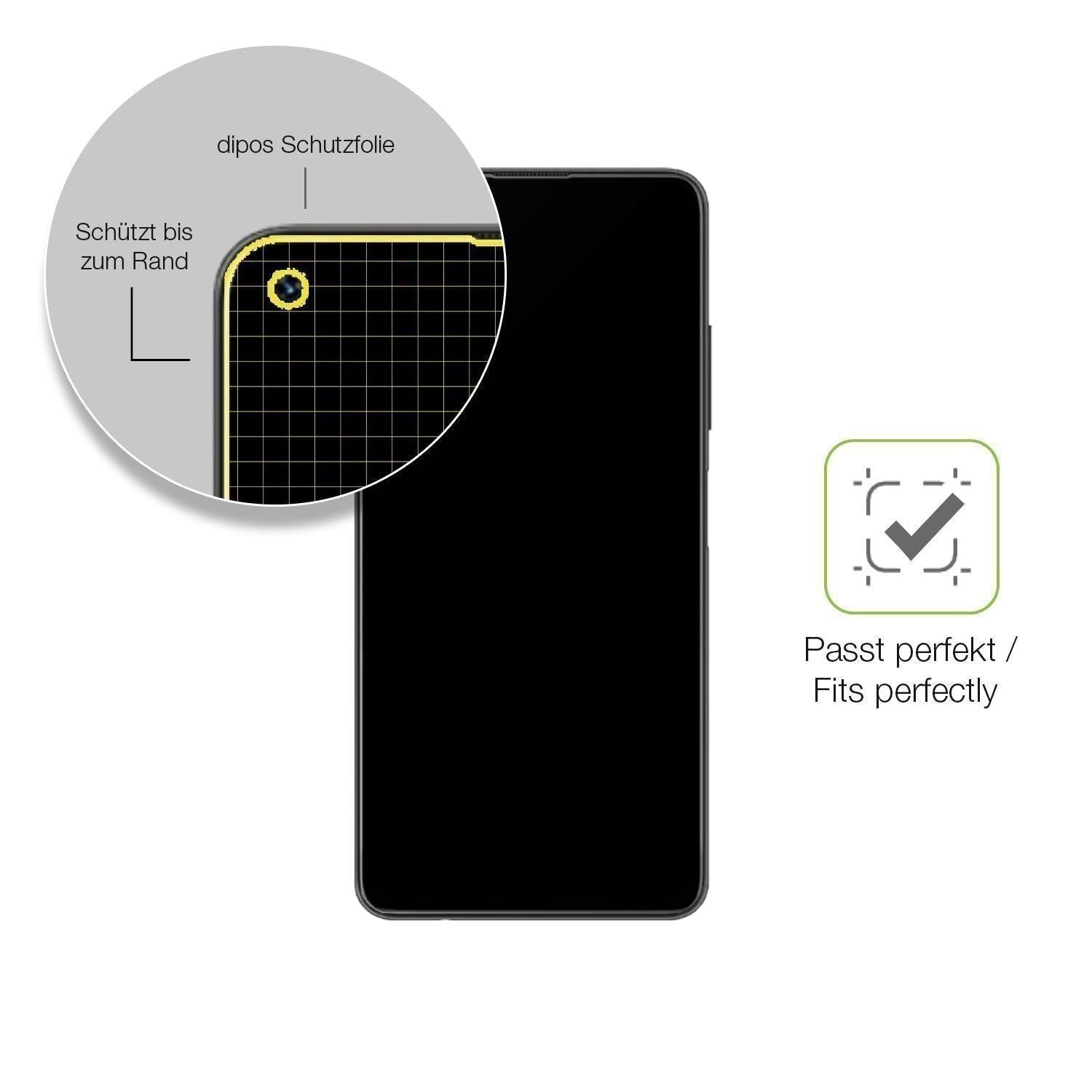 2x Full Cover Schutzfolie matt für Umidigi F2 (6)