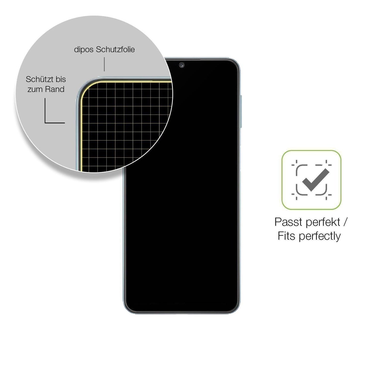 2x Full Cover Schutzfolie matt für Samsung Galaxy  (6)