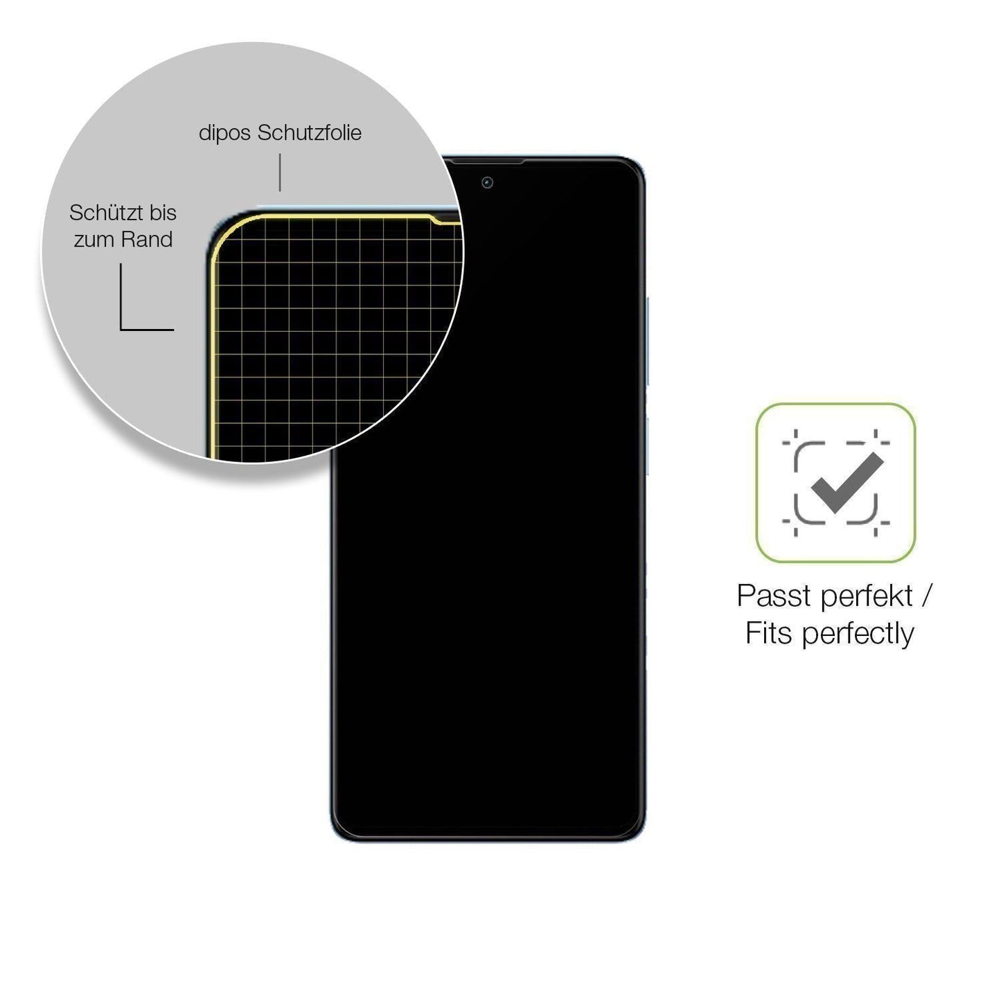 2x Full Cover Schutzfolie matt für Xiaomi Redmi No (6)