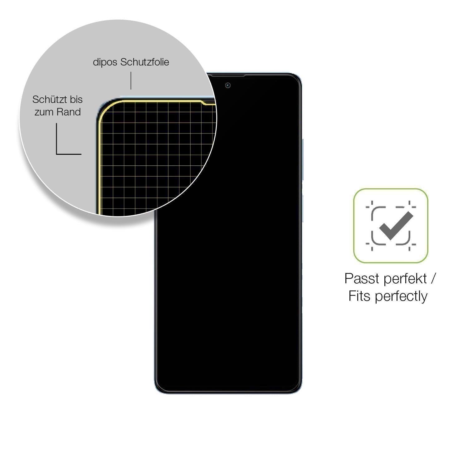 2x Full Cover Schutzfolie matt für Xiaomi Redmi No (6)