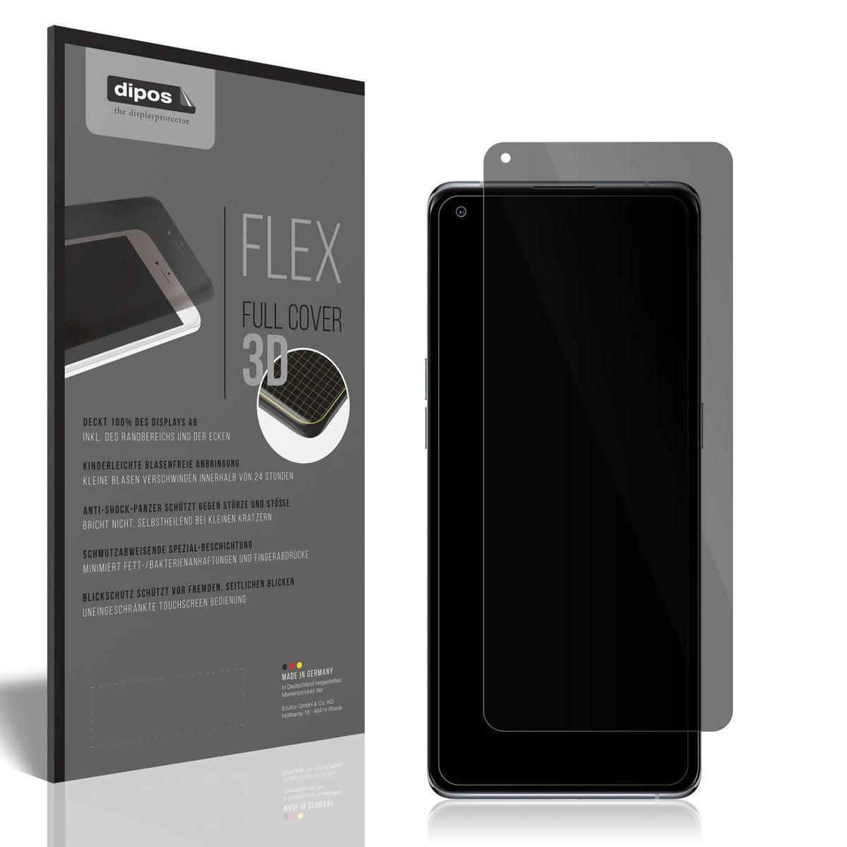 Full Cover Privacy Blickschutzfolie für Oppo Find  (1)