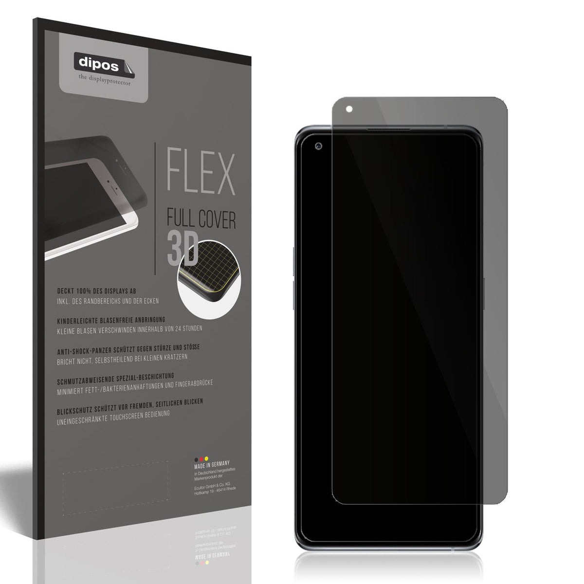 Full Cover Privacy Blickschutzfolie für Oppo Find  (1)