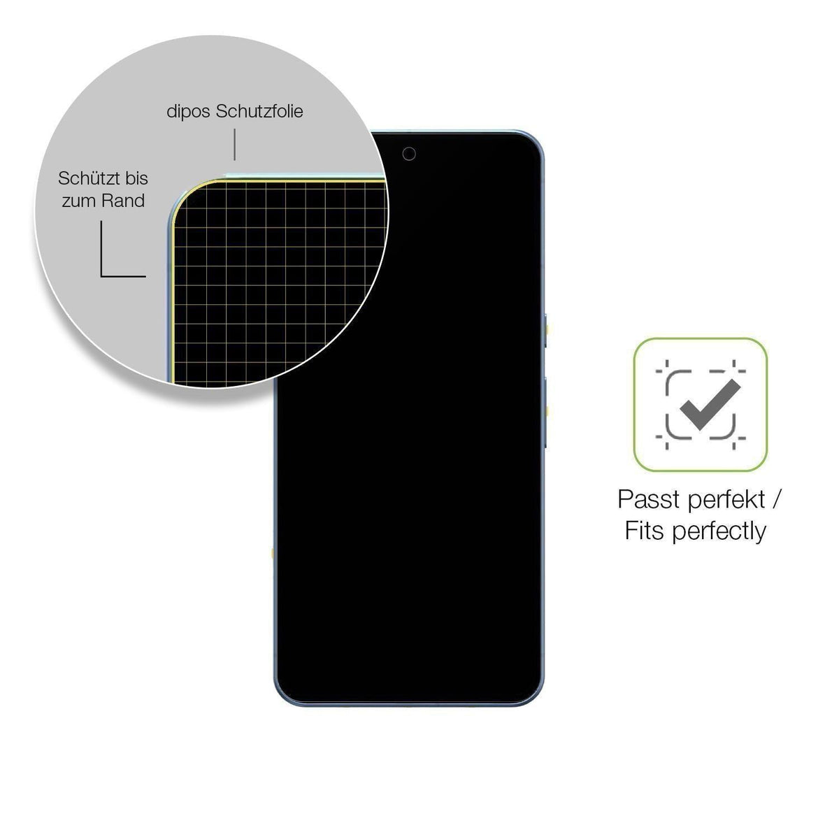 2x Full Cover Schutzfolie matt für Google Pixel 8 (6)