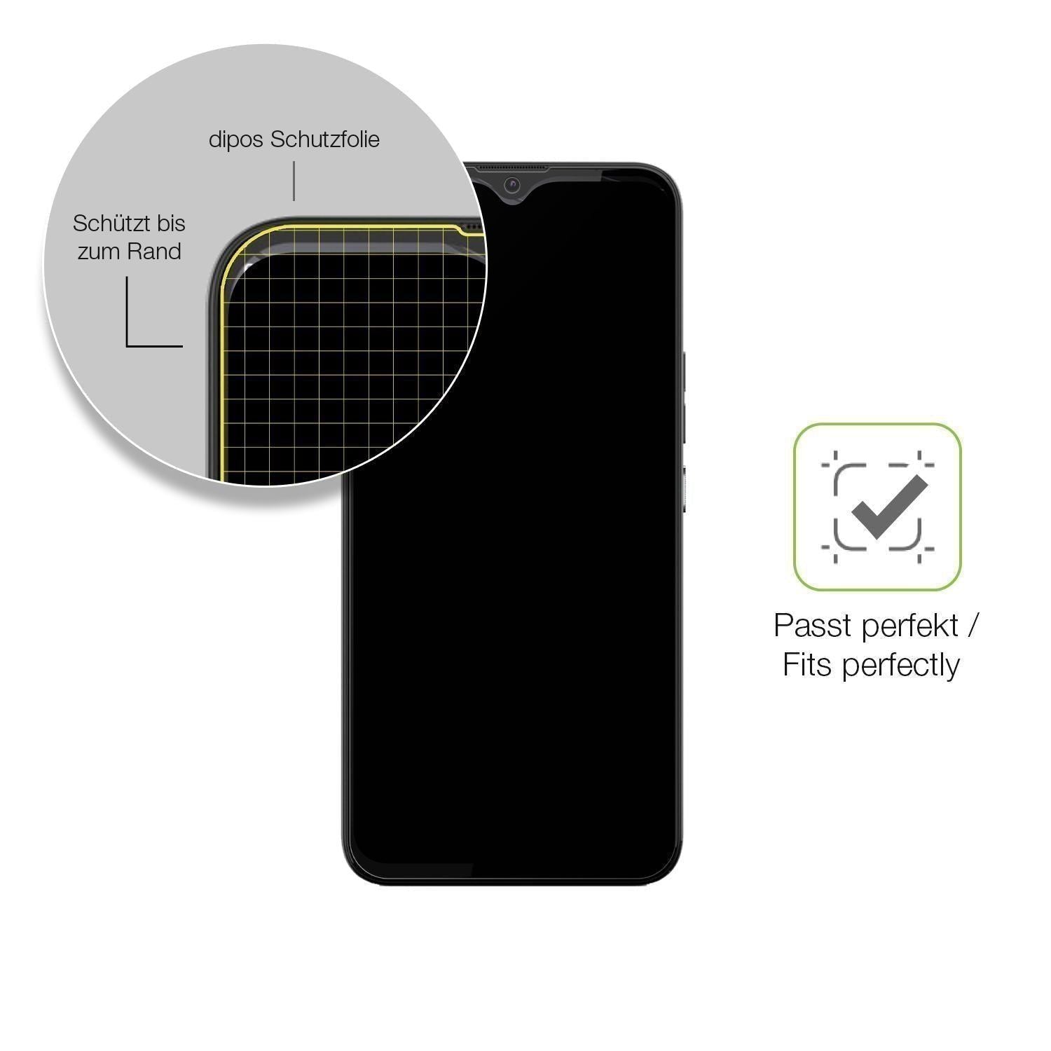 2x Full Cover Schutzfolie matt für Gigaset GS5 Lit (6)