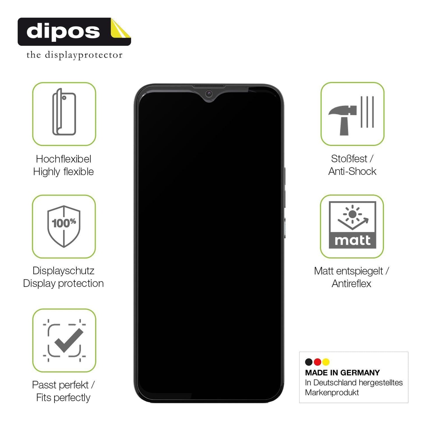 2x Full Cover Schutzfolie matt für Gigaset GS5 Lit (7)