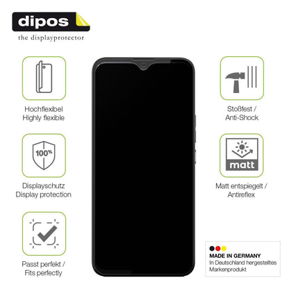2x Full Cover Schutzfolie matt für Gigaset GS5 Lit (7)