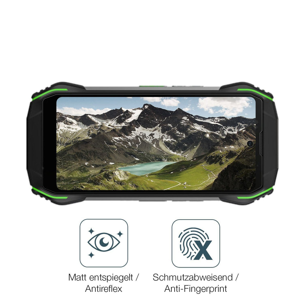 2x 9H Schutzfolie matt für Blackview N6000 Panzerf (5)