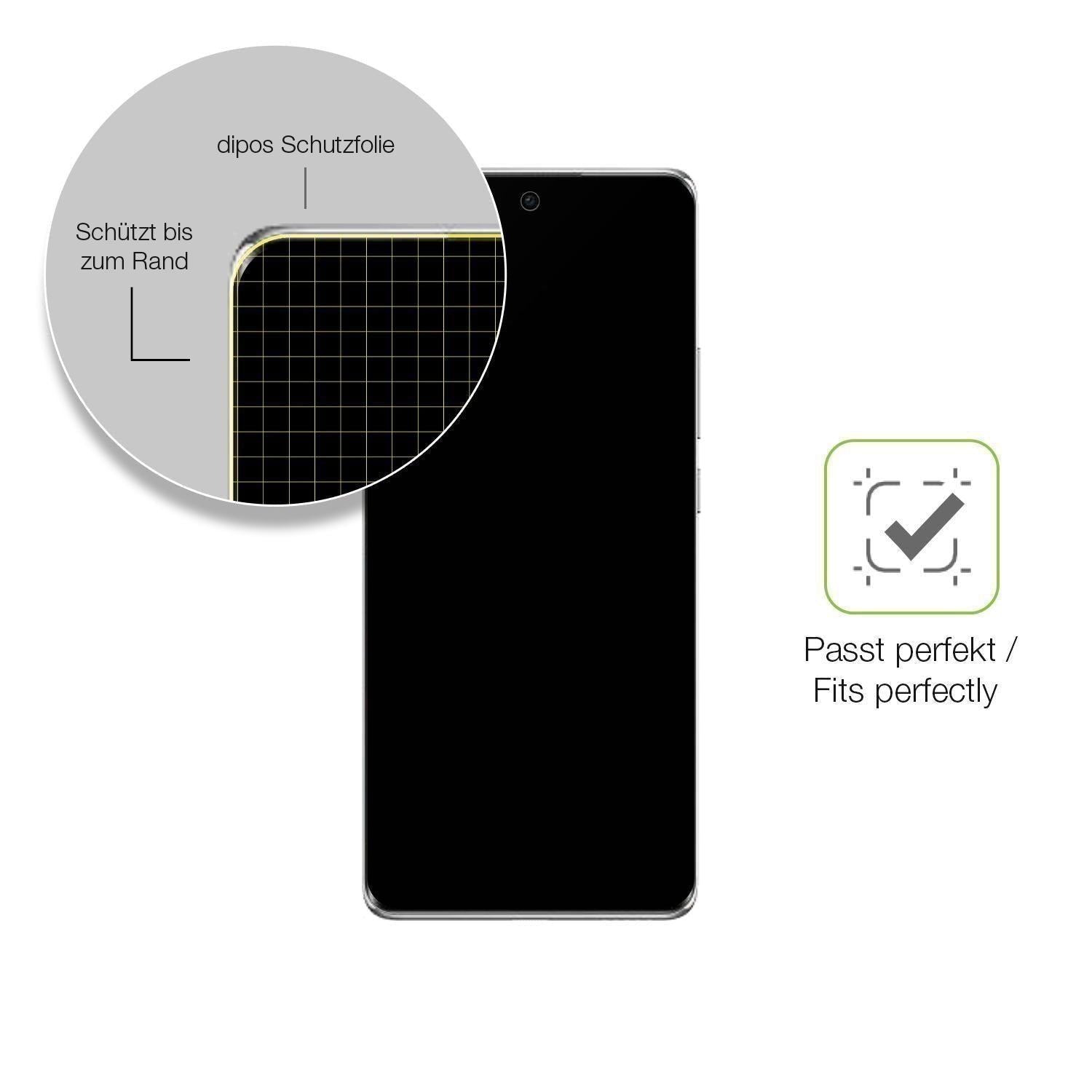 2x Full Cover Schutzfolie matt für OPPO Reno 11 Pr (6)