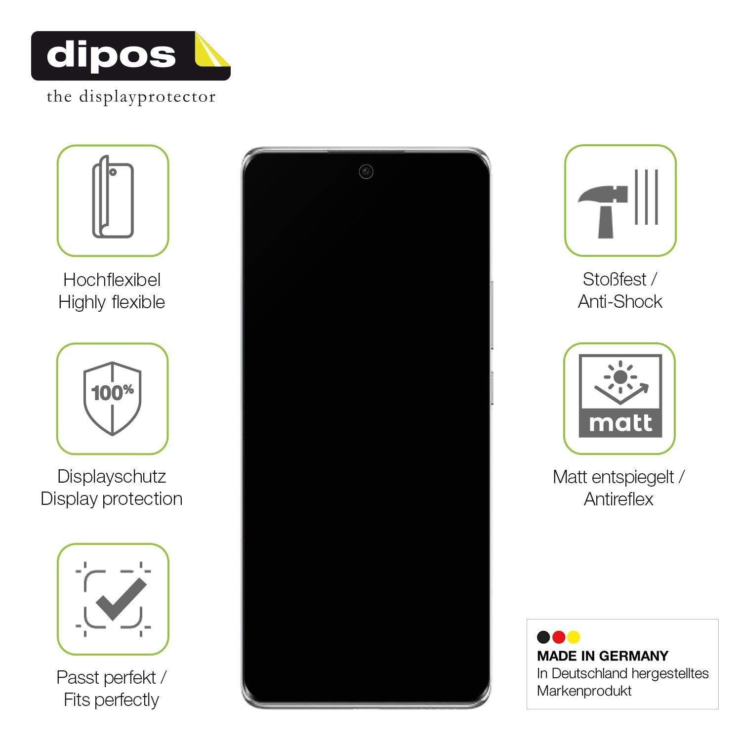 2x Full Cover Schutzfolie matt für OPPO Reno 11 Pr (7)