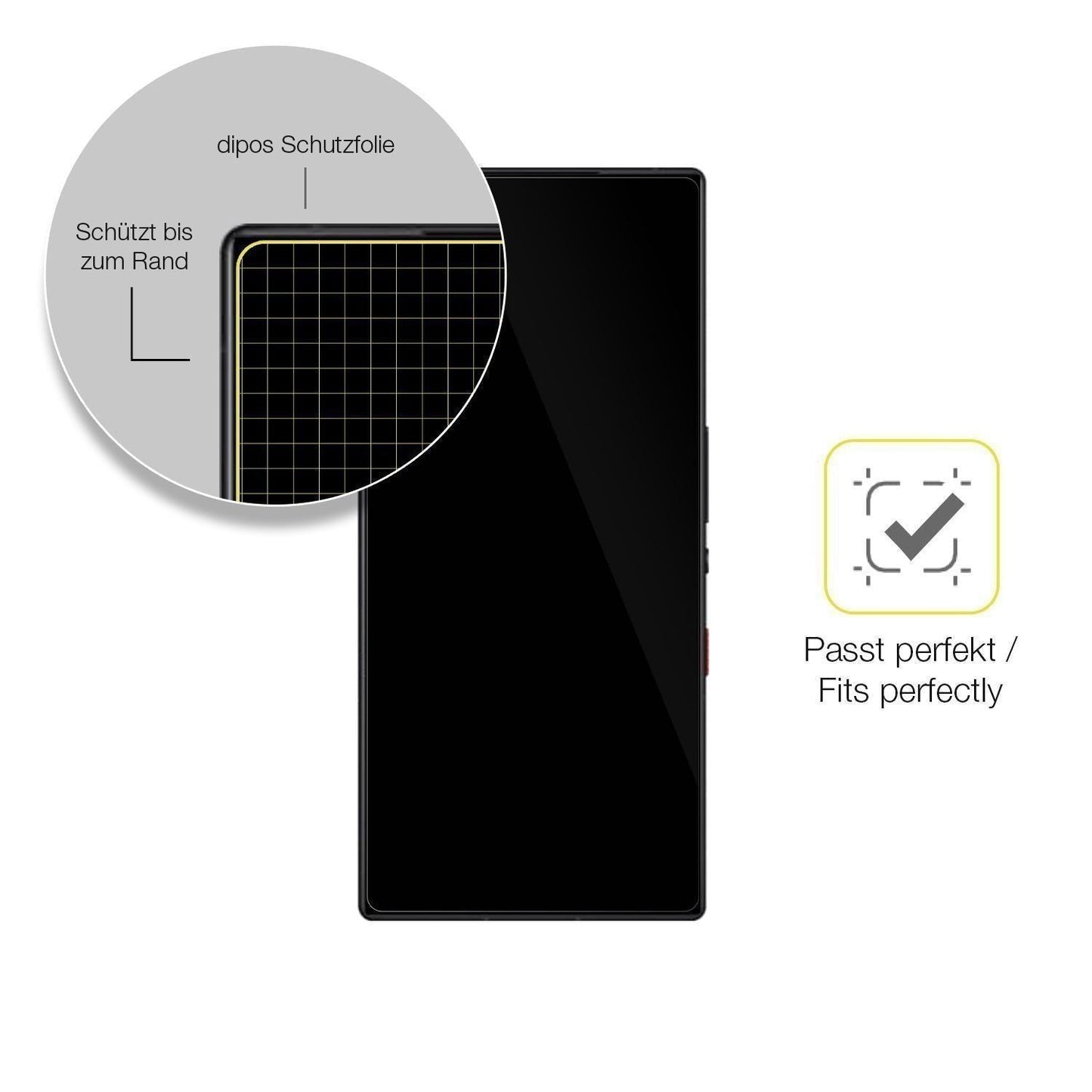 2x 3D Full Cover Schutzfolie für Nubia Redmagic 9  (6)