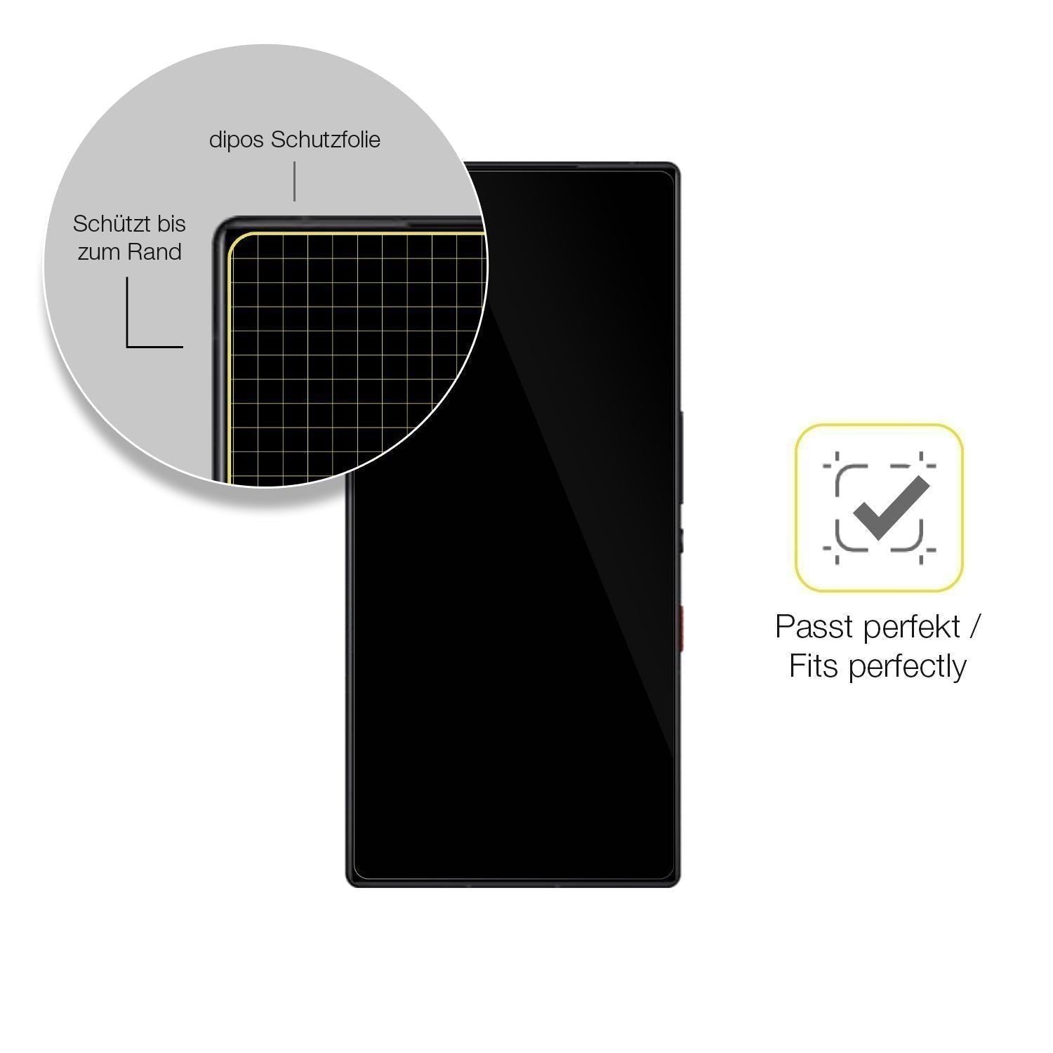 2x 3D Full Cover Schutzfolie für Nubia Redmagic 9  (6)