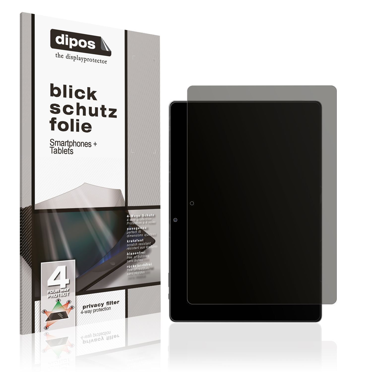 Blickschutzfolie für ZTE Blade X10 Pro matt Schutz (1)