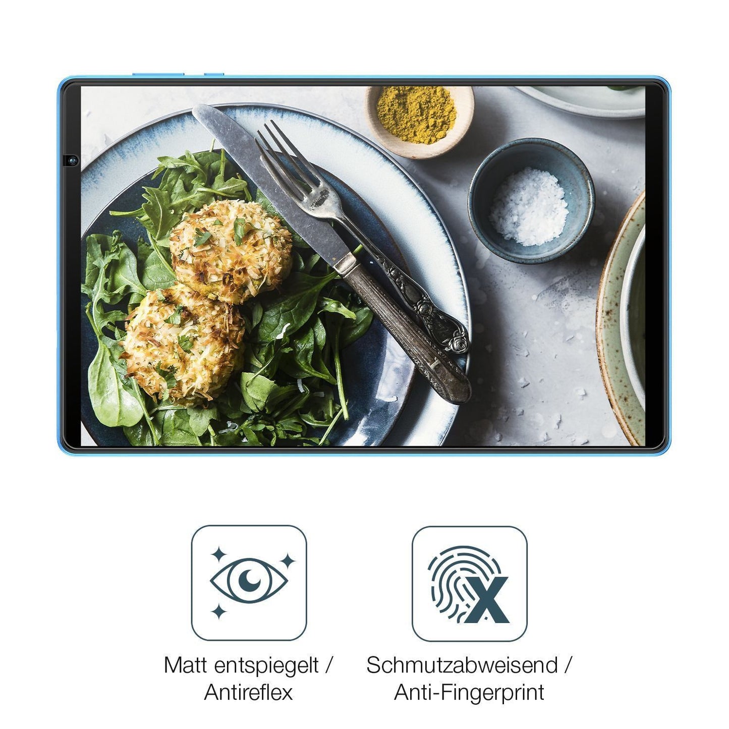 2x 9H Schutzfolie matt für Teclast P26T Panzerfoli (5)
