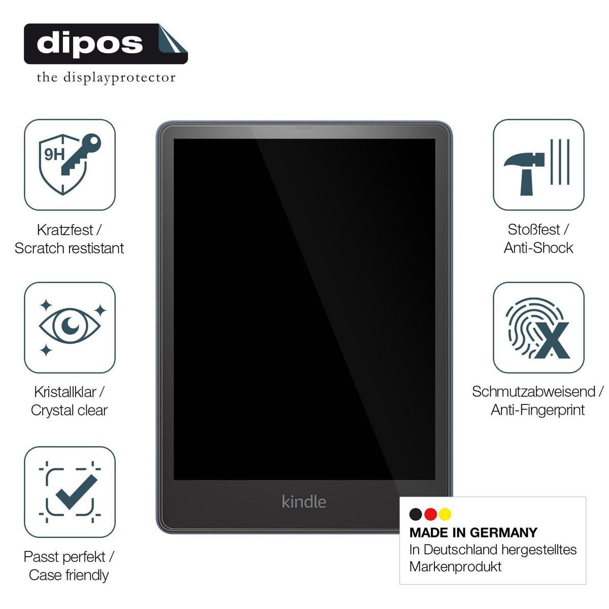 2x 9H Schutzfolie für Amazon Kindle Paperwhite Sig (7)
