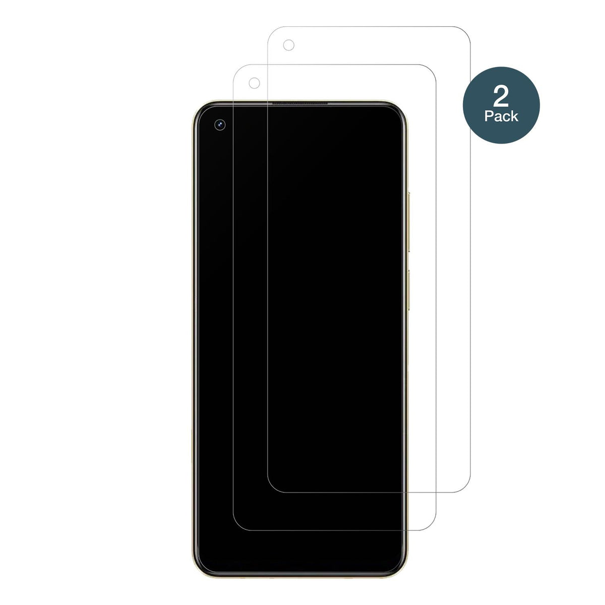 2x 9H Schutzfolie matt für Realme 11 4g Panzerfoli (2)