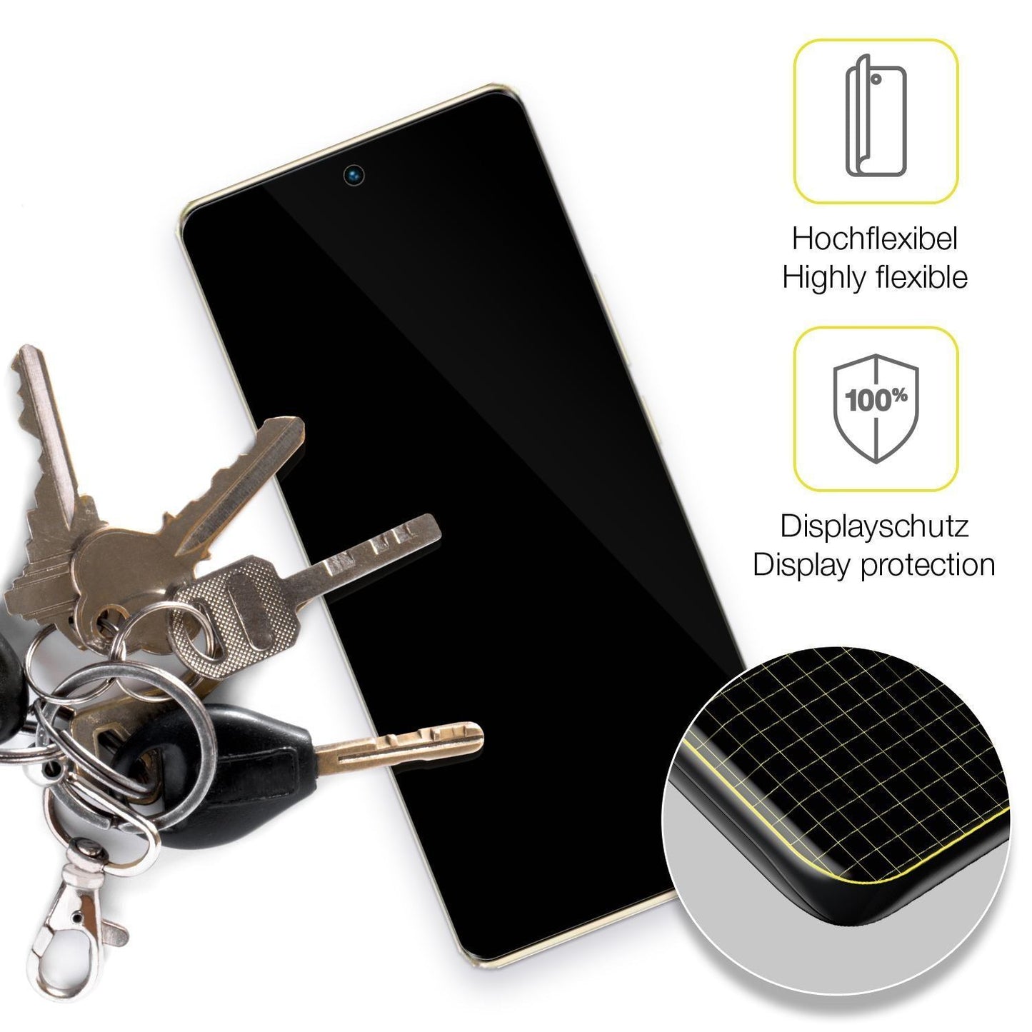 2x 3D Full Cover Schutzfolie für Infinix Zero 30 (3)