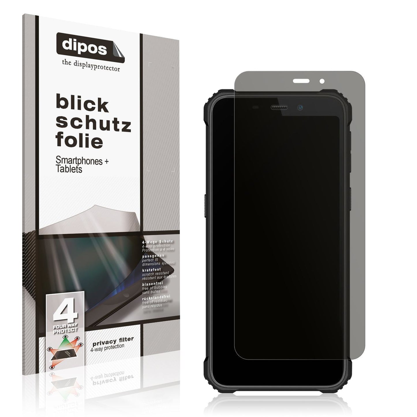 Blickschutzfolie für Oukitel WP20 Pro matt Schutzf (1)