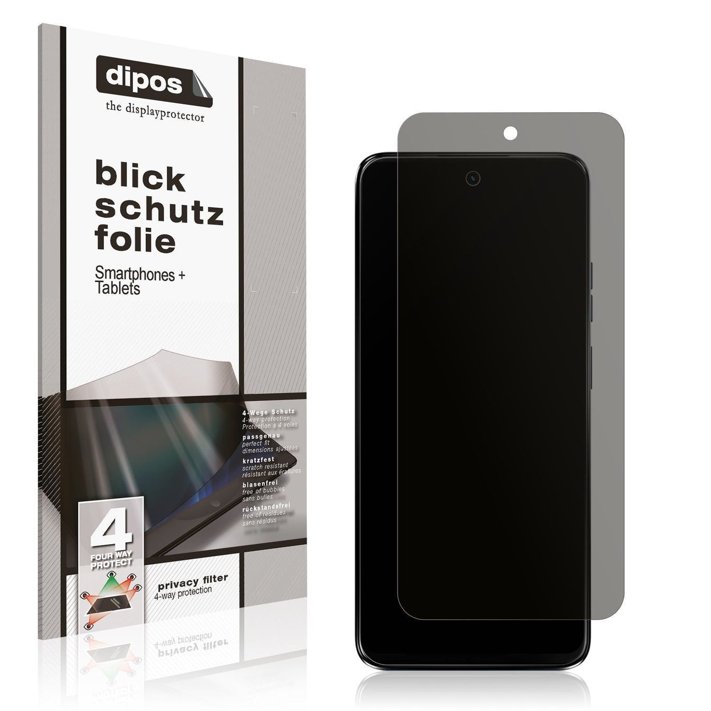 Blickschutzfolie für MOTOROLA Moto G34 matt Schutz (1)