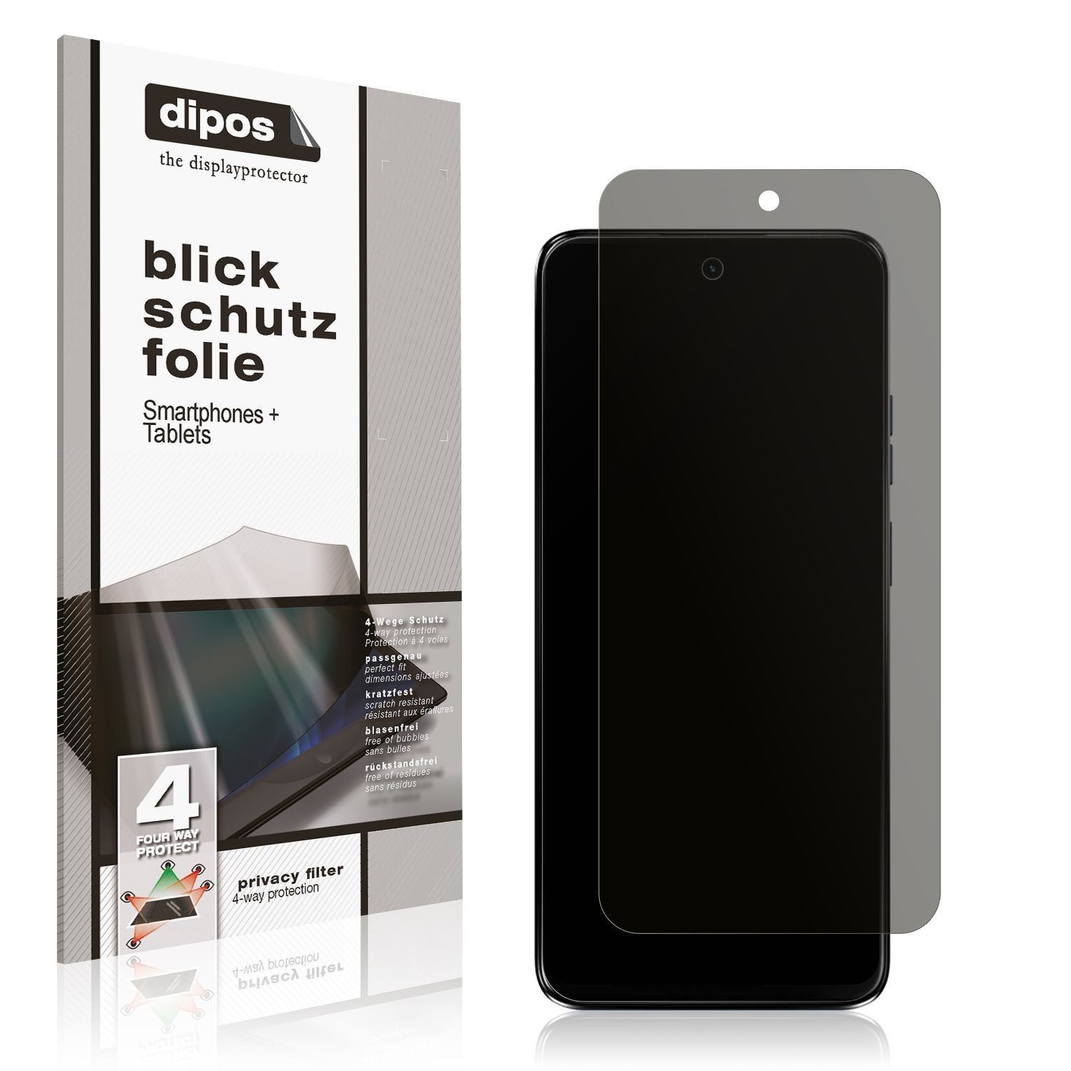 Blickschutzfolie für MOTOROLA Moto G34 matt Schutz (1)