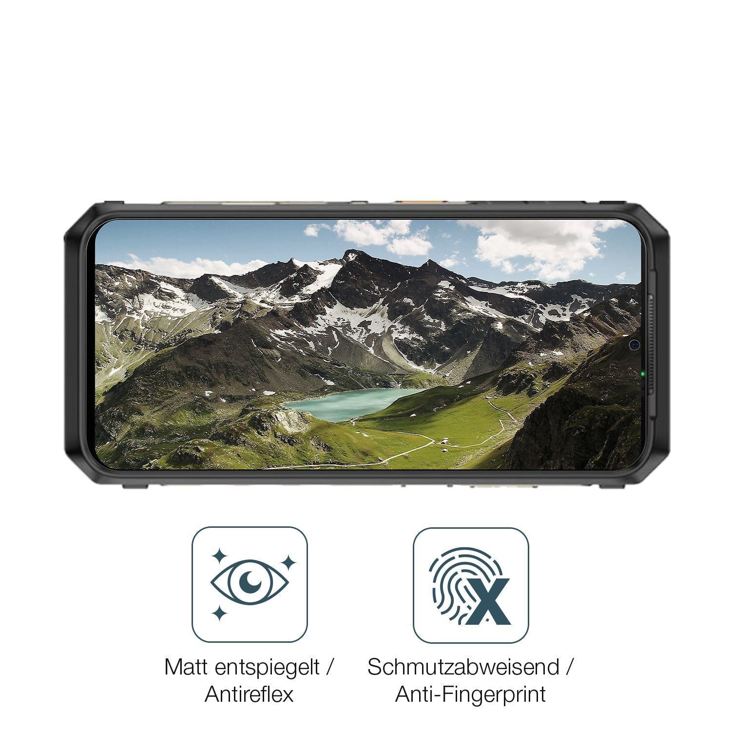 2x 9H Schutzfolie matt für Ulefone Armor 18T Ultra (5)