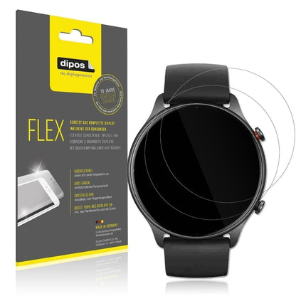 2x 3D Full Cover Schutzfolie für Amazfit GTR 2e (1)