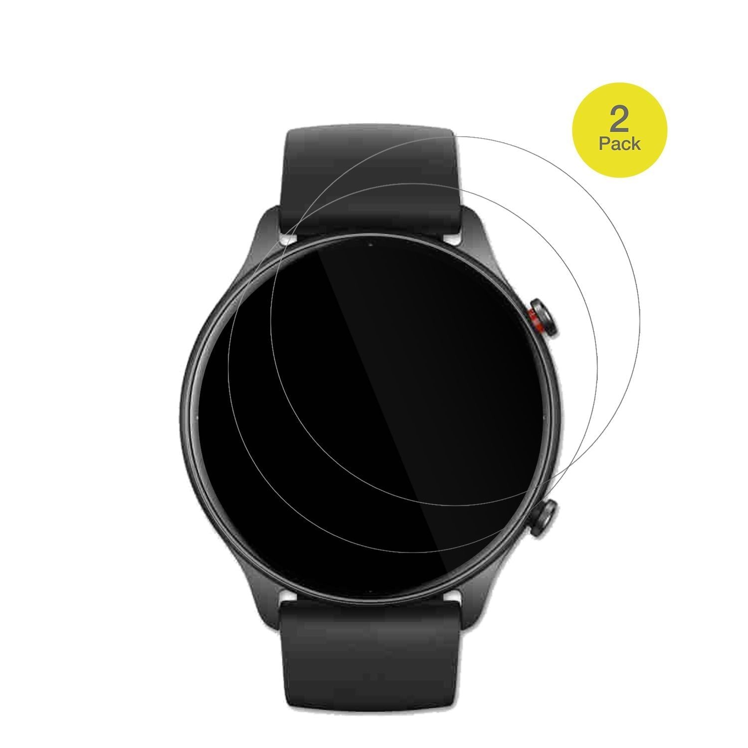 2x 3D Full Cover Schutzfolie für Amazfit GTR 2e (2)