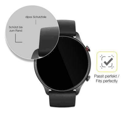2x 3D Full Cover Schutzfolie für Amazfit GTR 2e (6)