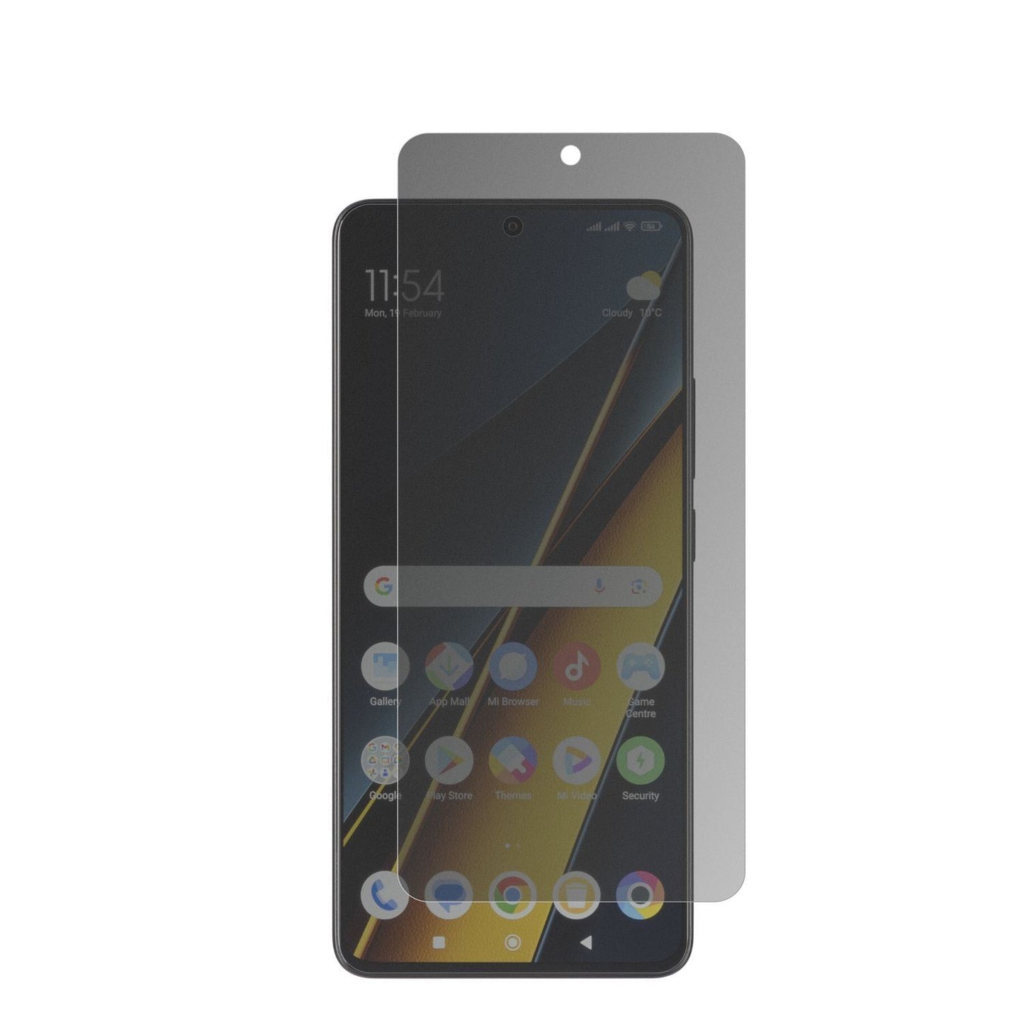 Blickschutzfolie für Poco X6 Pro 5g matt Schutzfol (2)