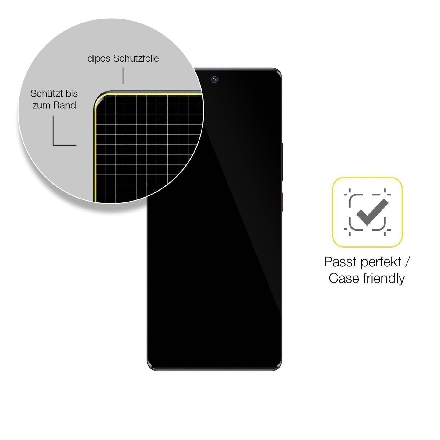 2x 3D Full Cover Schutzfolie für ZTE Blade V50 (6)