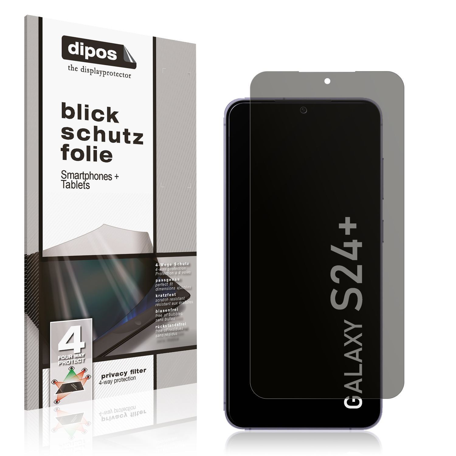 Blickschutzfolie für Samsung Galaxy S24+ matt Schu (1)