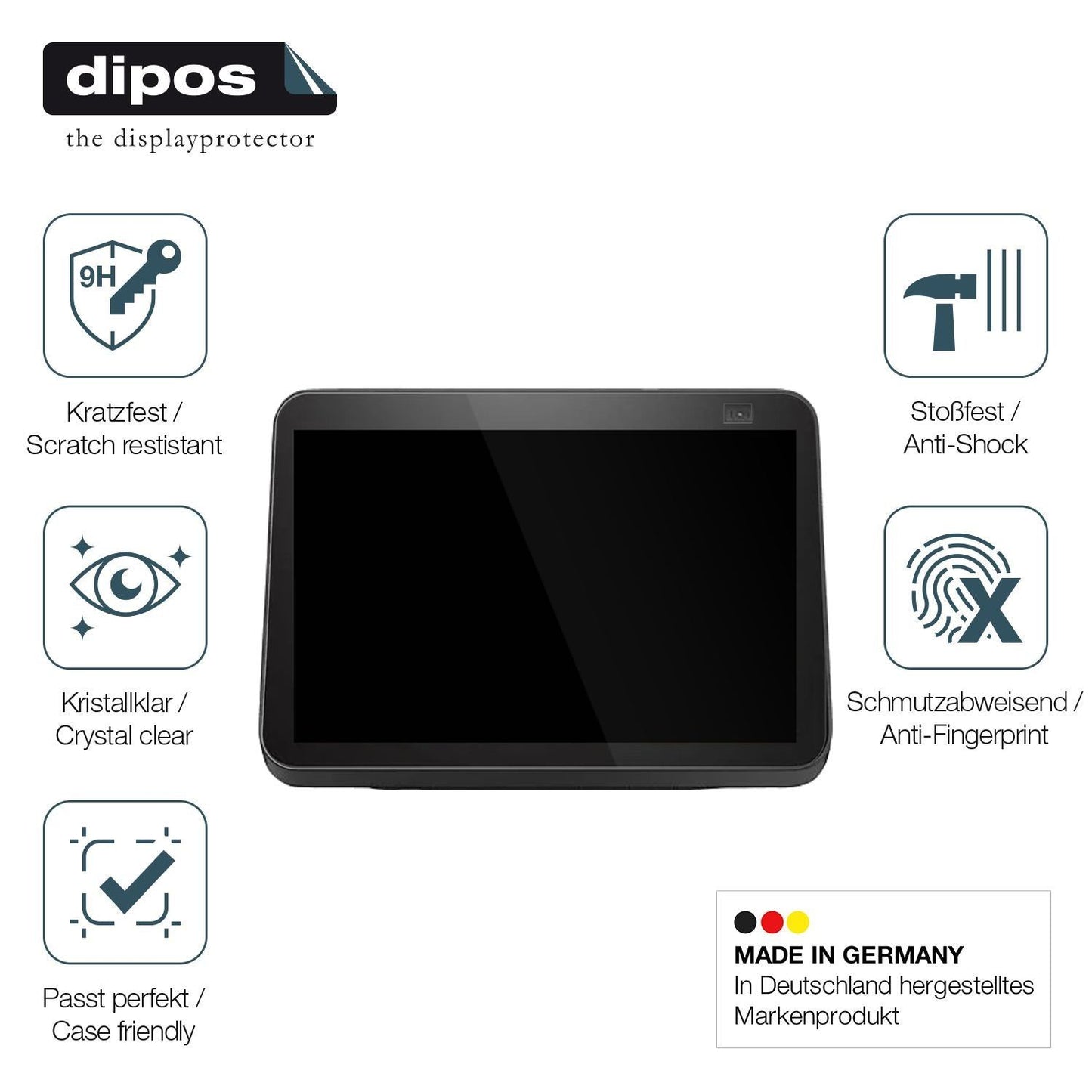 2x 9H Schutzfolie für Amazon Echo Show 8 2nd Gen P (7)