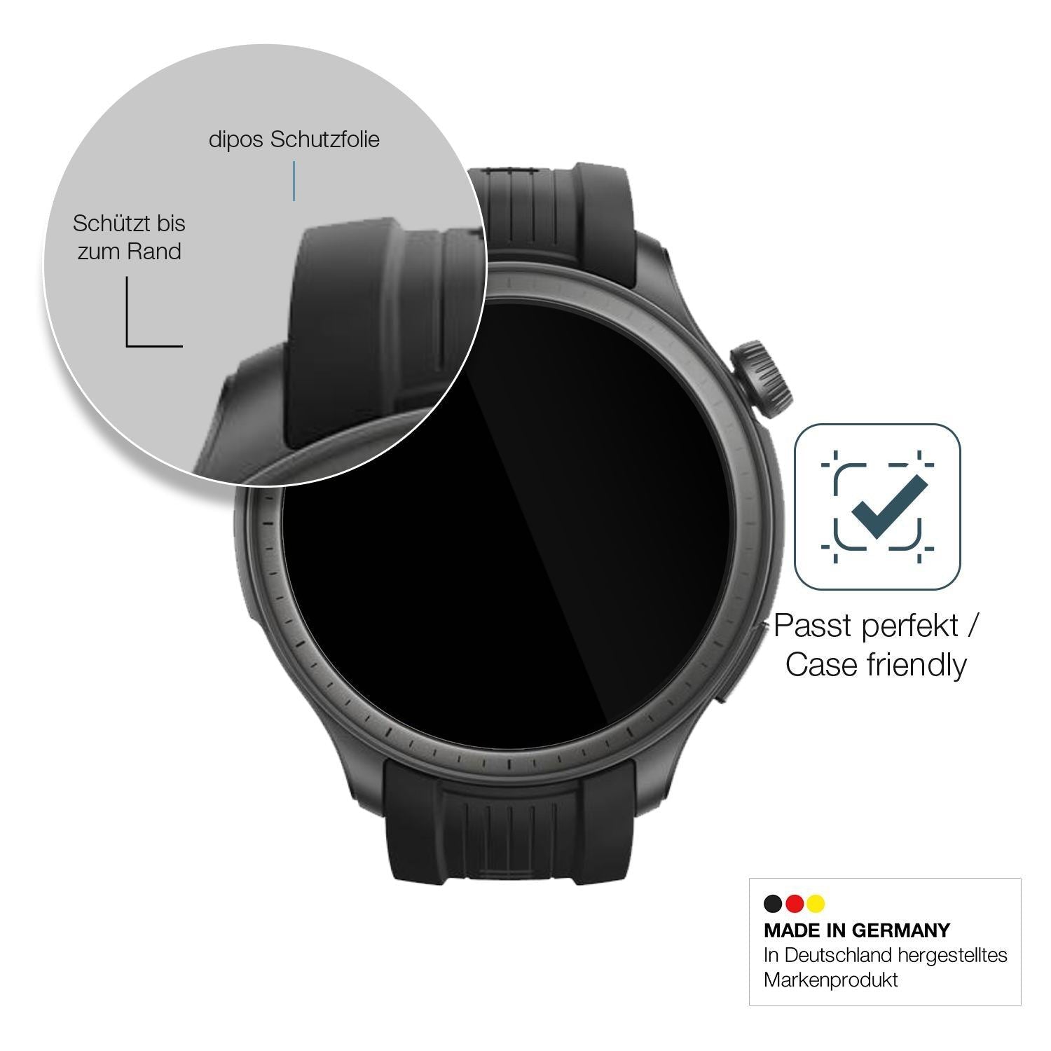 2x 9H Schutzfolie für Amazfit Balance Panzerfolie (6)