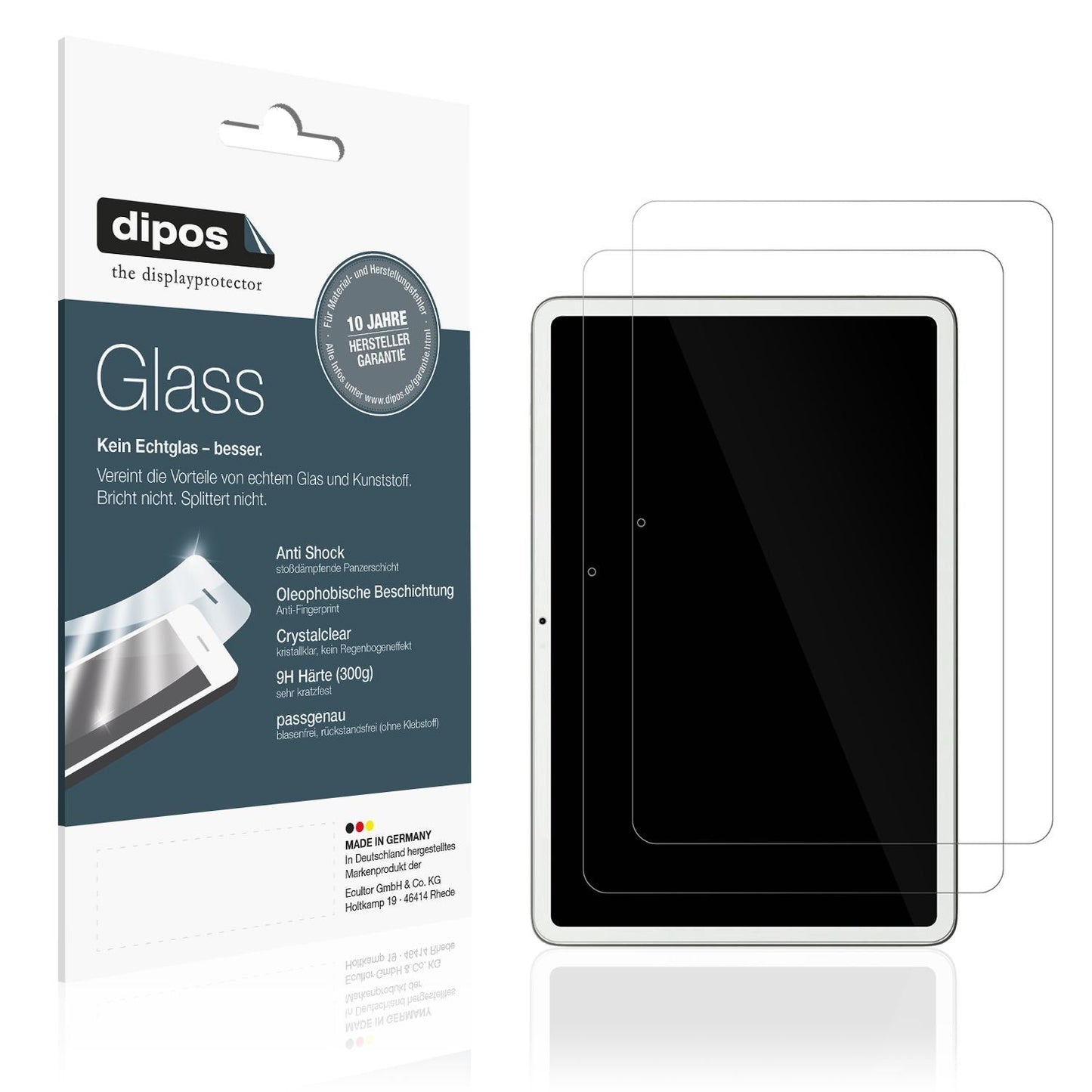 2x 9H Schutzfolie für Google Pixel Tablet 11 Zoll  (1)