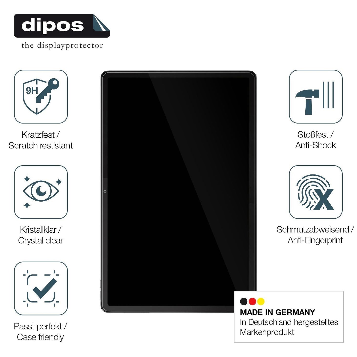 2x 9H Schutzfolie für Lenovo Tab P12 Panzerfolie (7)