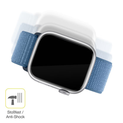 2x 3D Full Cover Schutzfolie für Apple Watch Serie (4)