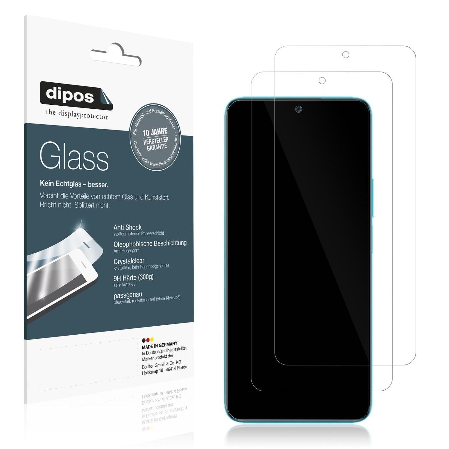 2x 9H Schutzfolie für Honor 90 Lite Panzerfolie (1)