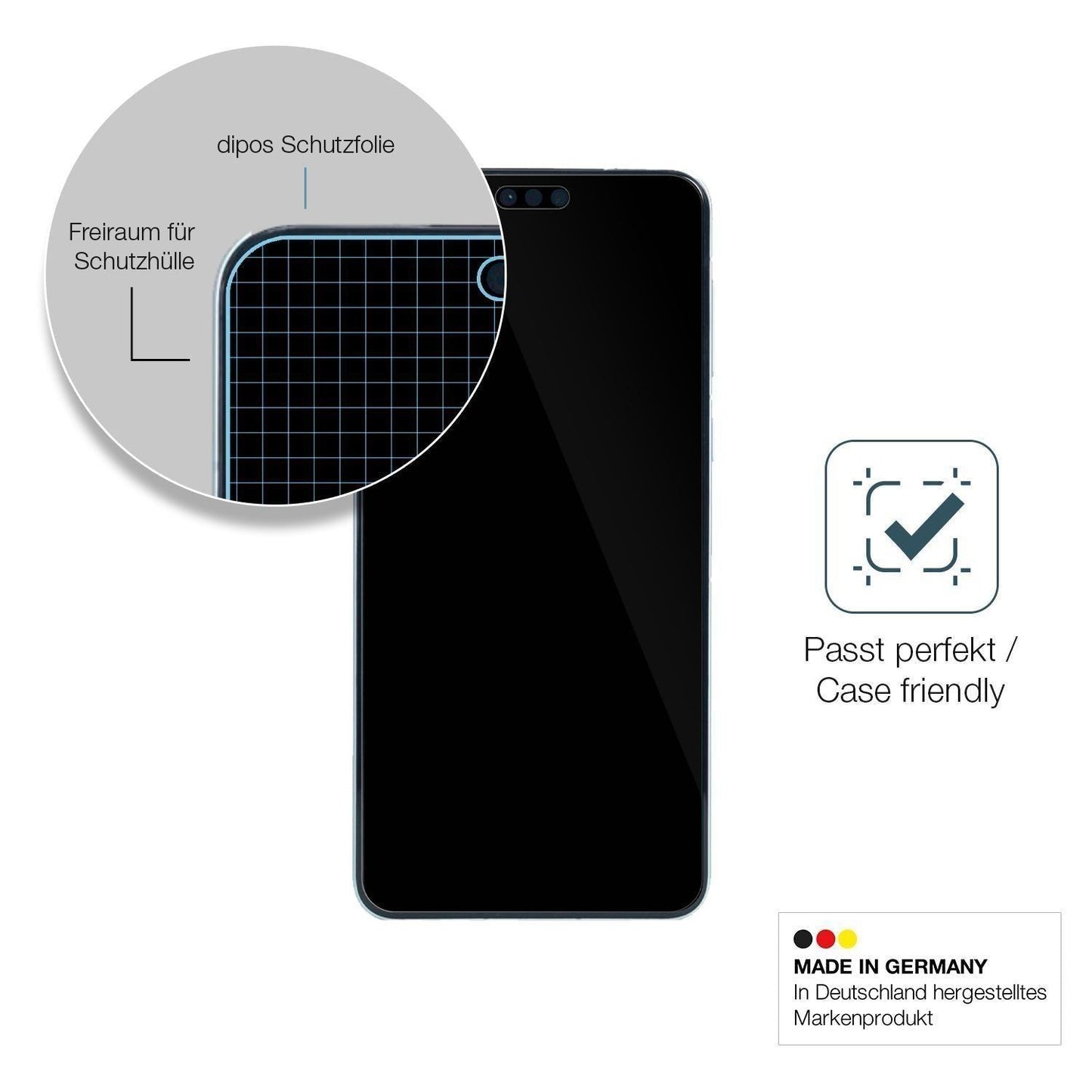 2x 9H Schutzfolie für Huawei Mate 60 Pro Panzerfol (6)