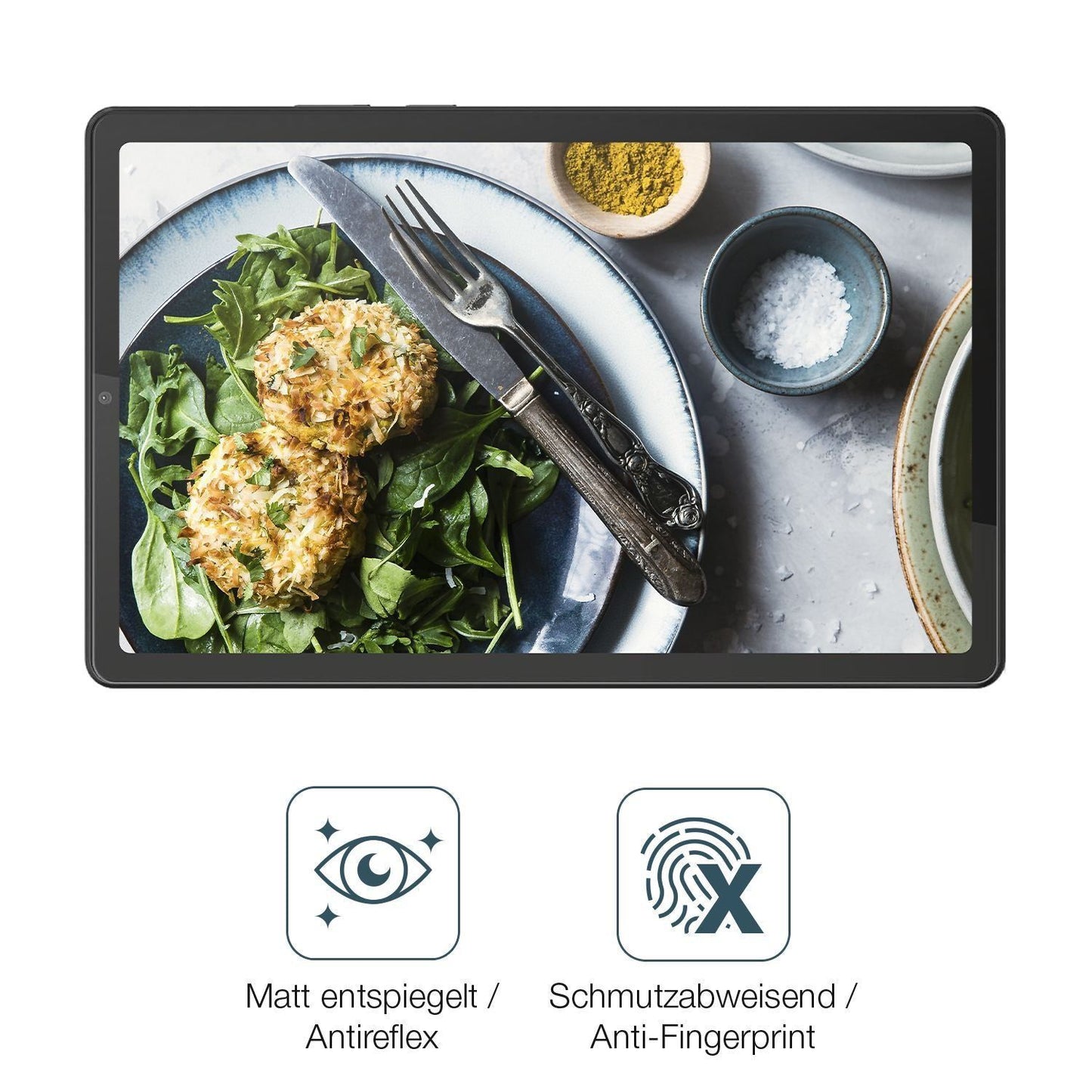 2x 9H Schutzfolie matt für Lenovo Tab M9 Panzerfol (5)