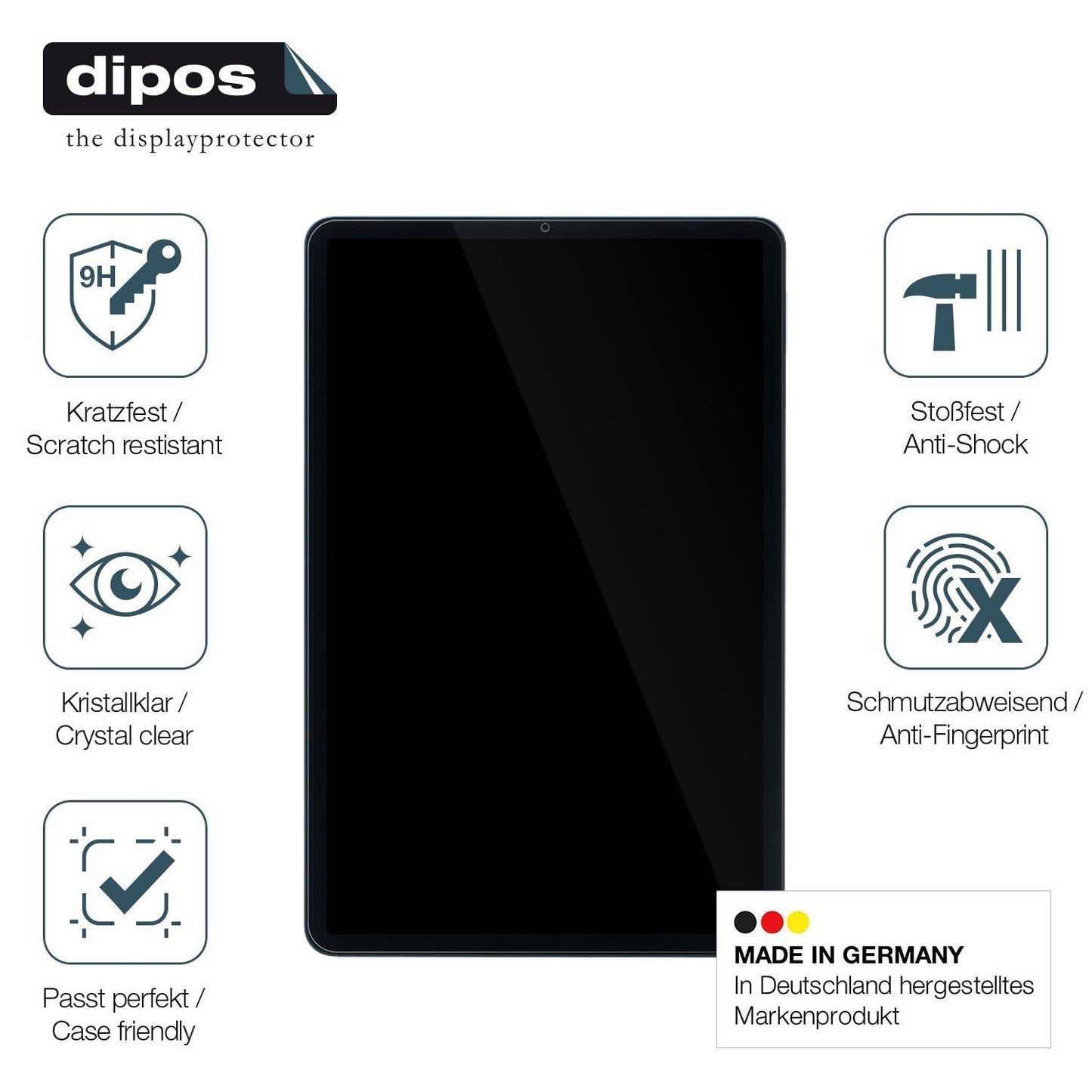 2x 9H Schutzfolie für Xiaomi Pad 5 Panzerfolie (7)