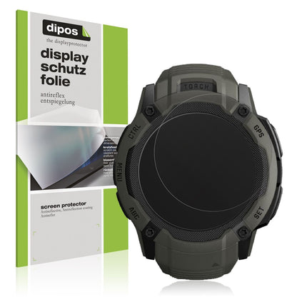 4x Schutzfolie matt für Garmin Instinct 2x Solar D (1)